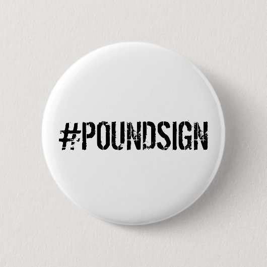 #POUNDSIGN-Button Button (Vorderseite)
