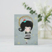 Poupée köstliche Cupcake-Creepy-Puppe 2010 Postkar Postkarte (Stehend Vorderseite)