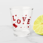 Pour Amor Schnapsglas (Vorderseite)