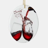 **POUR DIESES WEIN** CHRISTMAS KERAMIKORNAMENT (Rechts)