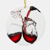 **POUR DIESES WEIN** CHRISTMAS KERAMIKORNAMENT (Vorne)