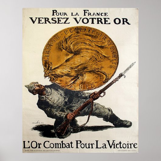 Pour La France Poster (Vorne)