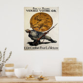 Pour La France Poster (Küche)