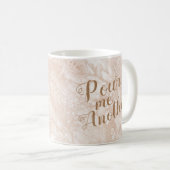 Pour Me Another Beige Paint Wirbel Kaffeetasse (VorderseiteRechts)