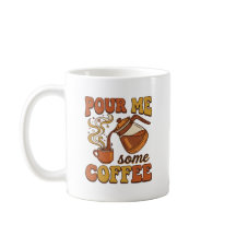 Pour Me Some Coffee Retro-Typografie-Design – Vint