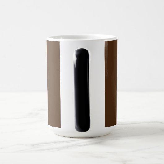 "Pour Perfection: Cups für Sie erstellt" Verwandlungstasse (Griff)