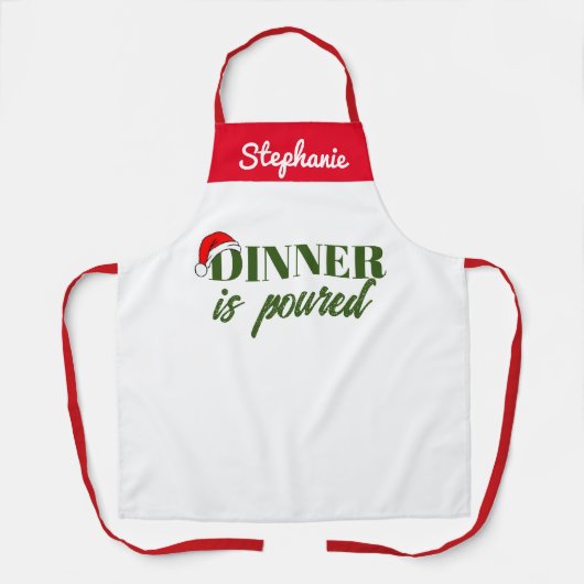 Pour some Fun Weihnachten Schürze - Personalisiert (Vorderseite)