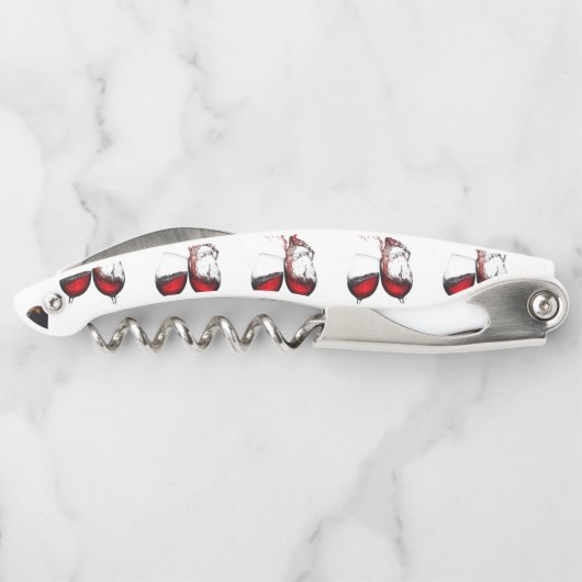 POUR THE "WINE" PERSONALISIERTE CORKSCREW KELLNERMESSER (Rückseite)