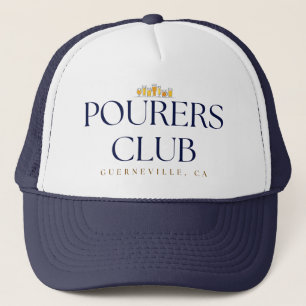 Pourers Club Trucker Hut – Gläserreihe Truckerkappe