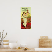 Pouri Pireus COGNAC LIQUEUR Griechische Göttin Alt Poster (Küche)