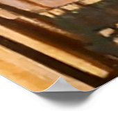 "Pouring Cement Boulder Dam" von Maynard Dixon Poster (Ecke)