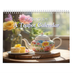 POURING JOY: Eine Teekanne 2026 Kalender