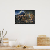 Poussin - Bacchanal Poster (Küche)