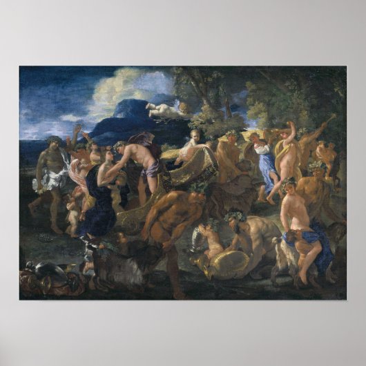 Poussin - Bacchanal Poster (Vorne)