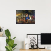 Poussin - Cephalus und Aurora Poster (Heimbüro)