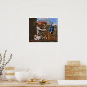 Poussin - Das Massaker an Unschuldigen Poster (Küche)