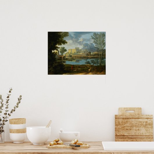 Poussin - Französische Landschaft Poster (Küche)
