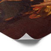 Poussin - Kindheit des Bacchus Poster (Ecke)