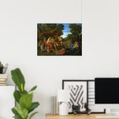 Poussin - Mars und Venus Poster (Heimbüro)