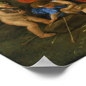 Poussin - Mars und Venus Poster (Ecke)