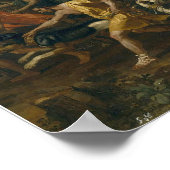 Poussin - Meleager-Jagd Poster (Ecke)