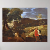 Poussin - Midas Pan and Shepherds Poster (Vorne)