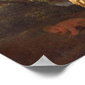 Poussin - Midas Pan and Shepherds Poster (Ecke)