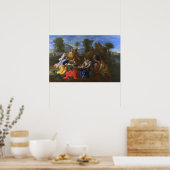 Poussin - Mose-Findung Poster (Küche)