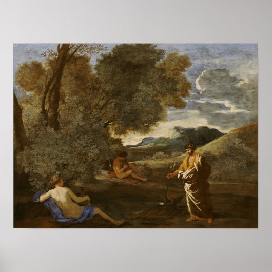 Poussin - Numa The Nymph Poster (Vorne)