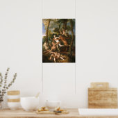 Poussin - Pan und Syrinx Poster (Küche)
