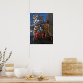 Poussin - Saint John Baptizing Christ Poster (Küche)
