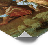 Poussin - Saint John Baptizing im Jordan Poster (Ecke)