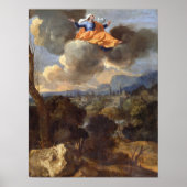Poussin - Saint Rita von Cascia Poster (Vorne)