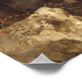 Poussin - Saint Rita von Cascia Poster (Ecke)