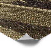 Poussin - Selbstportrait Poster (Ecke)