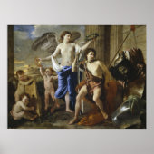 Poussin - Triumph von David Poster (Vorne)