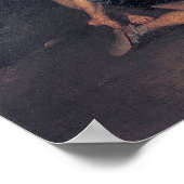 Poussin und in Arcadia Ego Poster (Ecke)