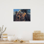 Poussin und in Arcadia Ego Poster (Küche)