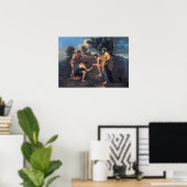 Poussin und in Arcadia Ego Poster (Heimbüro)