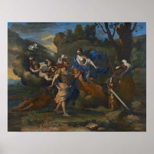 Poussin - Venus zeigt ihre Waffen Poster (Vorne)