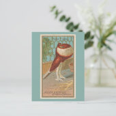 Pouter Pigeon Postkarte (Stehend Vorderseite)