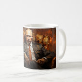 Poutine abstrakte Kunst Tasse (VorderseiteRechts)