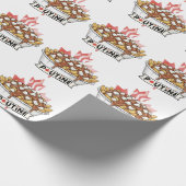 Poutine Geschenkpapier (Ecke)