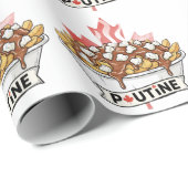 Poutine Geschenkpapier (Rolleneckpunkt)