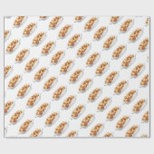 Poutine Geschenkpapier (Flach)