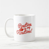 Poutine ist mein Programm Kaffeetasse (Links)