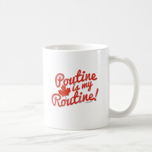 Poutine ist mein Programm Kaffeetasse (Rechts)