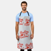 Poutine ist mein Routine Schürze (Getragen)