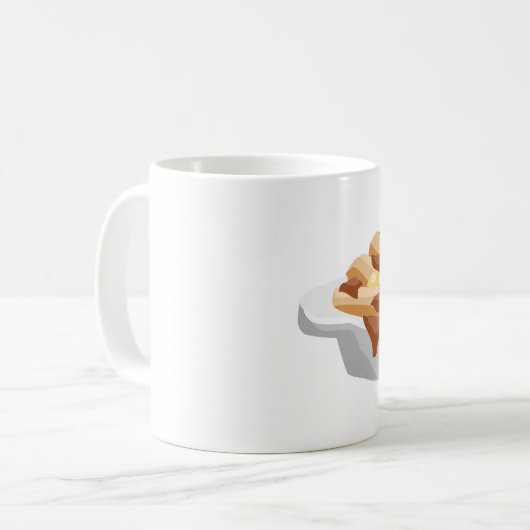 Poutine Kaffeetasse (Vorderseite Links)