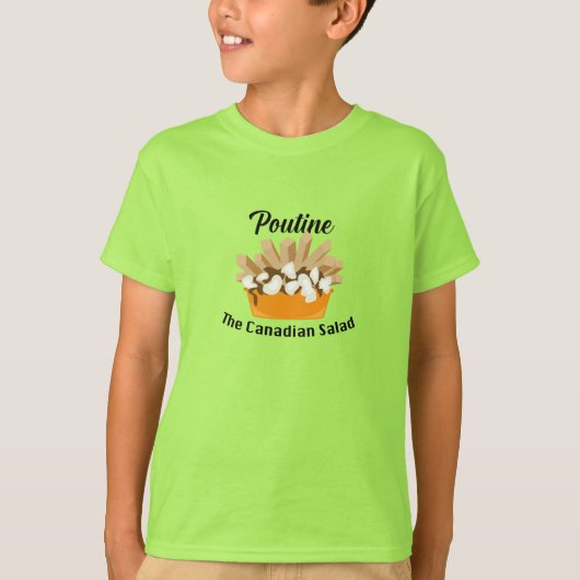 Poutine, Kanadischer Salat - Kids' Basic T - Shirt (Vorderseite)
